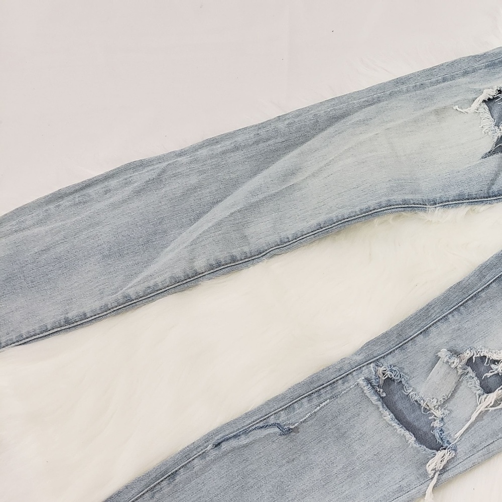 Bullhead Destroyed Black Long Jeans - Size… - Picture 7 of 8